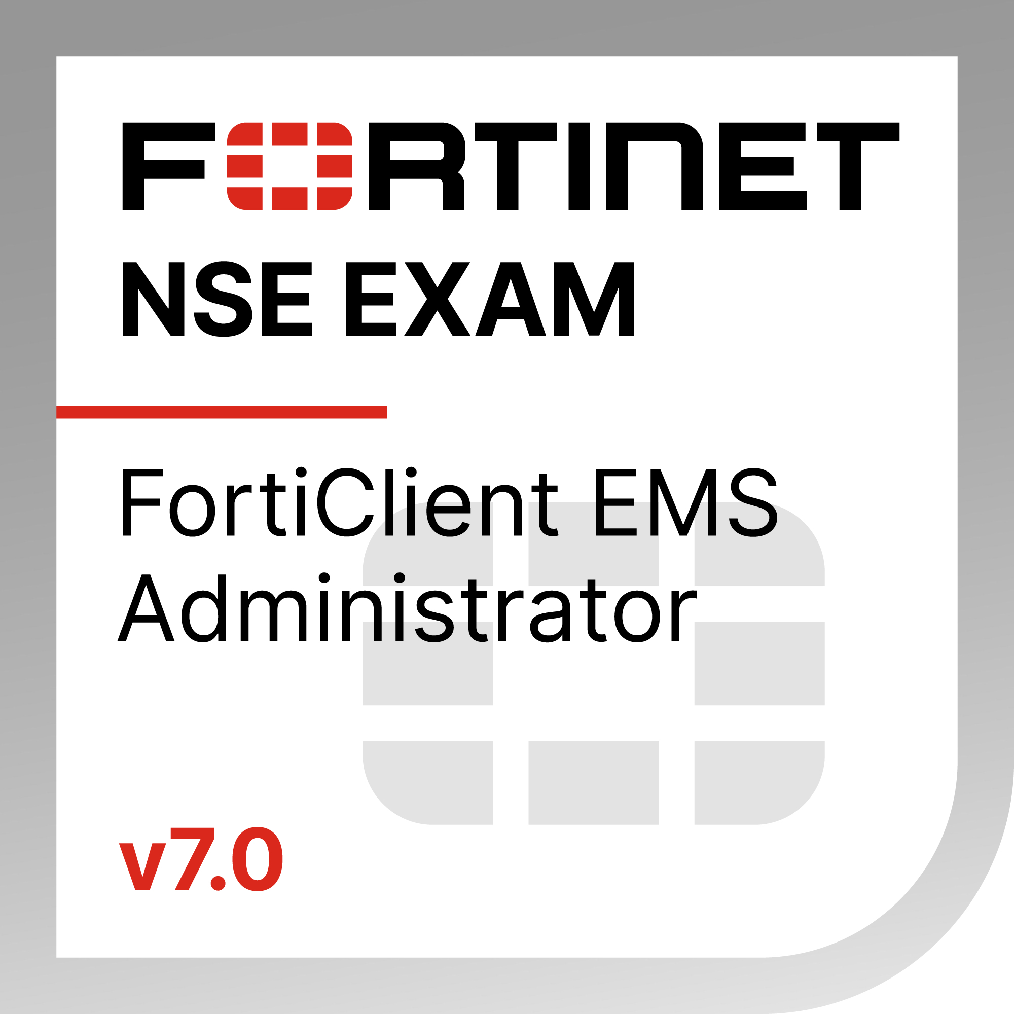 Fortinet NSE 5 FortiClient EMS 7.0 Exam Voucher + Exam Dump